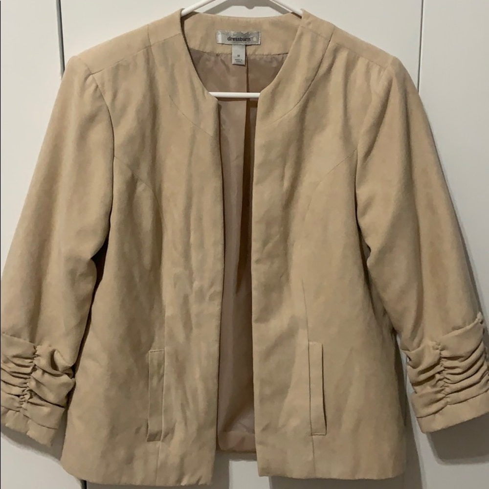 Dressbarn Beige/Light Pink Jacket